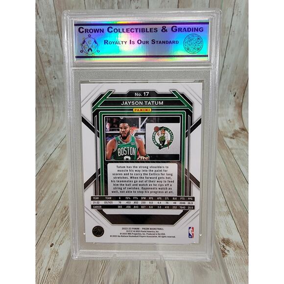 2022 Panini Prizm Jayson Tatum CCG 9 Silver /49 Celtics - Picture 2 of 5